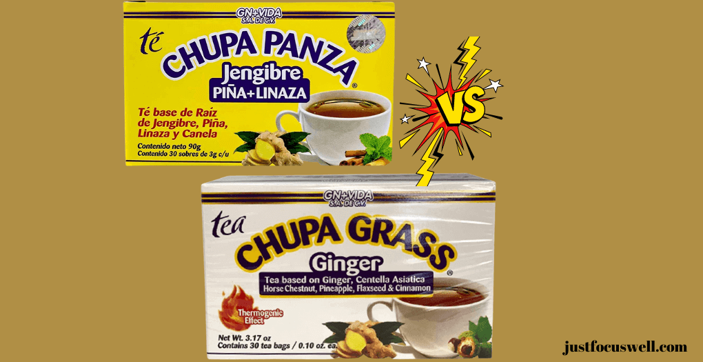 Chupa Grass Tea VS Chupa Panza Tea
